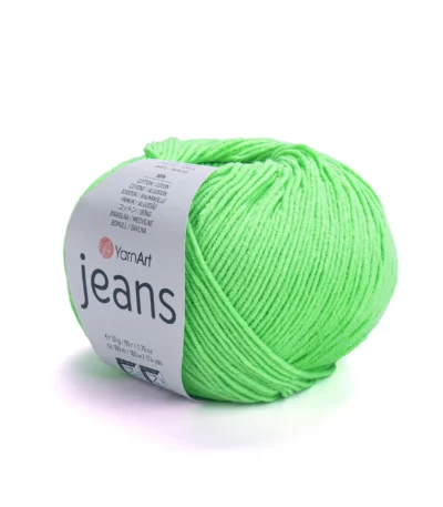 Пряжа Ярнарт 60, салатовий відтінок – магазин пряжі Київ, Хорива 1-А, підходить для в’язання іграшок