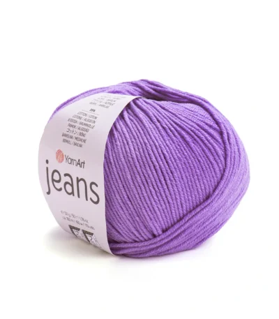 Ярнарт Джинс 72 бузковий, – магазин пряжі Київ, Хорива 1-А, підходить для в’язання іграшок