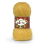 KID ROYAL 50 Alize Kid Mohair 488 жовтий - Alize Kid Royal 50 купить в магазині пряжі Київ, Хорива 1 А