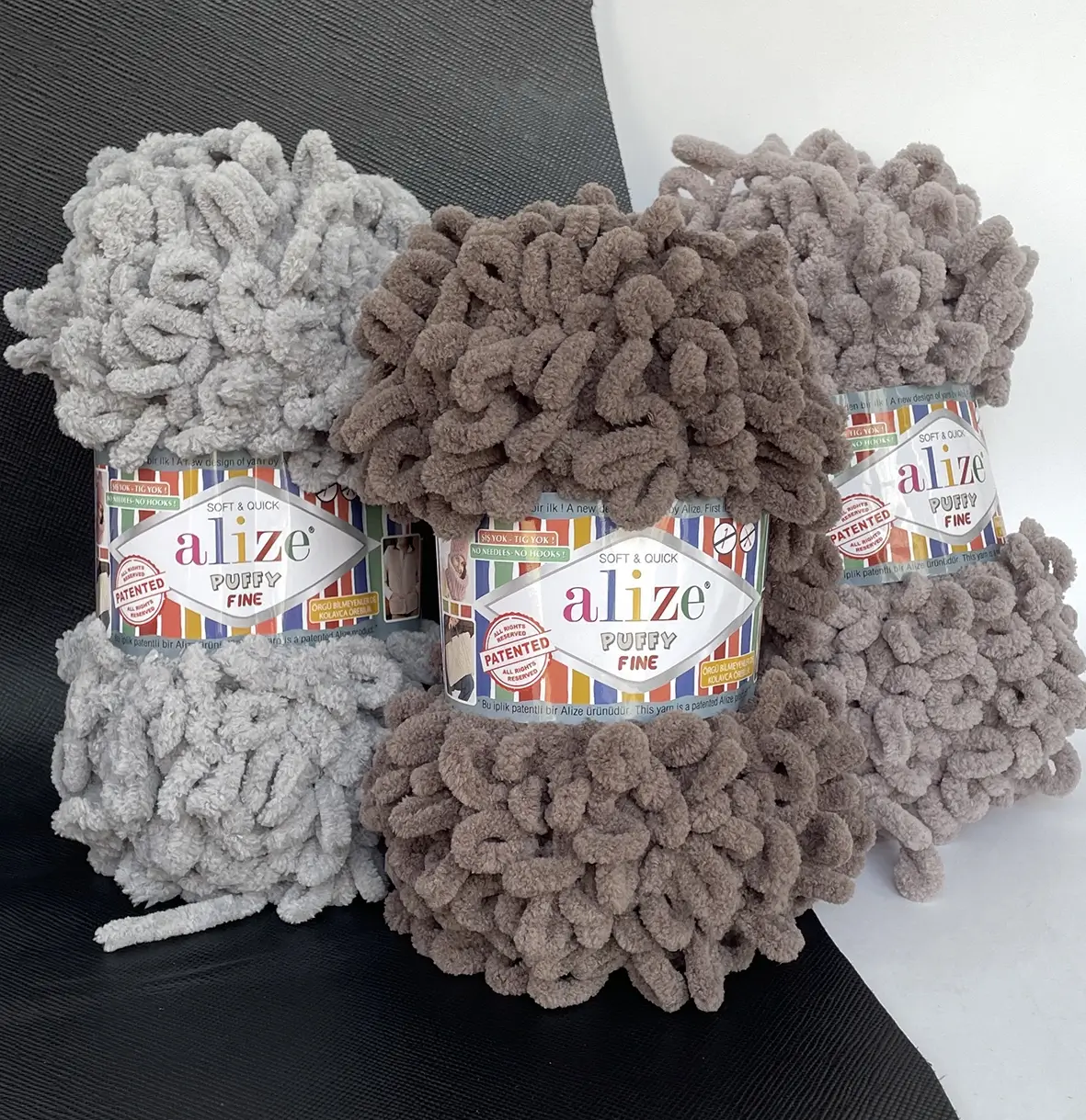 Пряжа з петельками Alize Puffy Fine 305 купити Київ