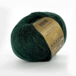 Пряжа Gazzal Baby Alpaca 46011 темно зелений — 55% бебі альпака, 45% меринос, 160м/50г, купити в магазині пряжі Київ