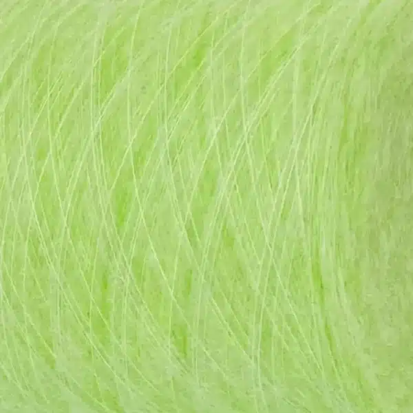 Пряжа кід мохер салат Lanificio dell'Olivo Quebec 505 — секційного фарбування Склад: - 35% кід мохер - 35% бебі альпака - 30% поліамід