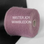 Італійська пряжа кідмохер Mister Joy Wimbledon 1539 ліловий 🔘Склад: 46% суперкідмохер 4%меринос 50%поліамід 🔘Метраж: 100г/1000м 🔖 ціна: 300 грн за 100г 🔘 відмотуємо на конус 🔘 Виробник: Італія