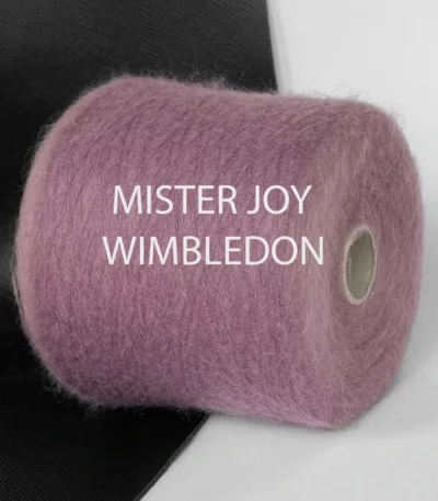 Італійська пряжа кідмохер Mister Joy Wimbledon 1539 ліловий 🔘Склад: 46% суперкідмохер 4%меринос 50%поліамід 🔘Метраж: 100г/1000м 🔖 ціна: 300 грн за 100г 🔘 відмотуємо на конус 🔘 Виробник: Італія