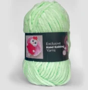 Салатова плюшева пряжа Premium Yarns Baby Love колір 350 салатовий — купити в магазині пряжі Київ, вул Хорива 1 А