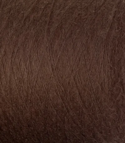 Пряжа кідмохер Torcitura Di Tomaso Bellino 442 молочний шоколад Склад: 20% кідмохер, 20% бебі альпака, 60% поліамід (ПА)