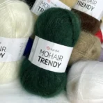 Мохер YarnArt Trendy 108 зелений Склад: 50% мохер, 50% акрил Вага: 100 г Метраж: 220 м Виробник: Туреччина. Купити в магазин пряжі Київ Хорива 1 А