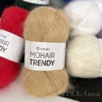 YarnArt Mohair Trendy 134 медовий / бежевий Склад: 50% мохер товстий та довговорсий, 50% акрил Вага: 100 г Метраж: 220 м Виробник: Туреччина