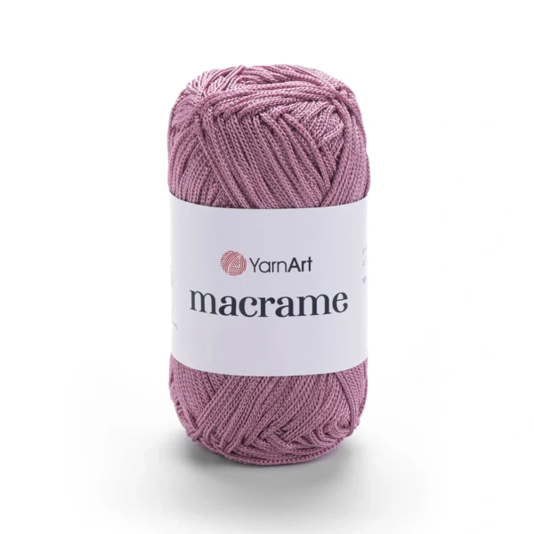 Yarnart Macrame 141 ліловий — шнур 2 мм для в'язання сумок, вага 50г, довжина 130м, купити Київ, вул Хорива 1 А
