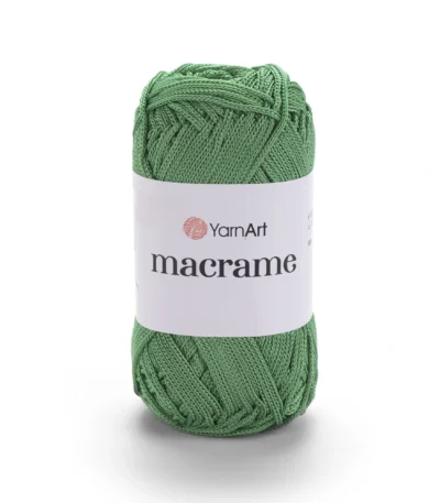 Yarnart Macrame 173 зелений 2 мм, — шнур для в'язання сумок, вага 50г, довжина 130м, купити Київ, вул Хорива 1 А