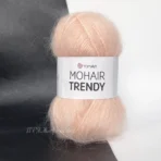 Мохер Тренді Ярнарт 145 персиковий Склад: 50% мохер, 50% акрил Вага: 100 г Метраж: 220 м Виробник: Туреччина. Купити в магазин пряжі Київ Хорива 1 А