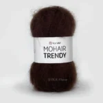 YarnArt Mohair Trendy 123 шоколад Колір: 123 (шоколад) Склад: 50% мохер, 50% акрил Вага: 100 г Метраж: 220 м Виробник: Туреччина