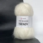 Мохер Ярнарт Тренді 1003 молочний Склад: 50% мохер, 50% акрил Вага: 100 г Метраж: 220 м Виробник: Туреччина. Купити в магазин пряжі Київ Хорива 1 А