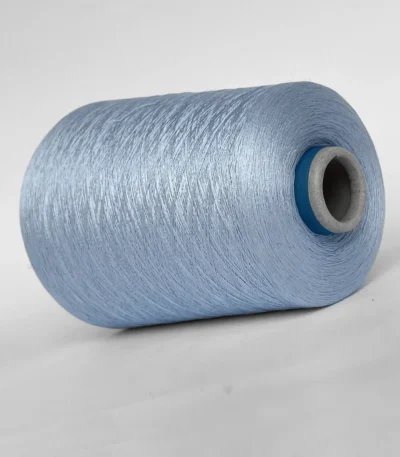 Небесно-блакитний шовк малбері для в'язання Manifattura Sesia Angel купити Київ бобінна пряжа