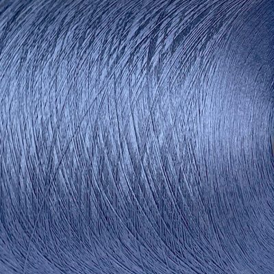 Пряжа шовк малбері Manifattura Sesia Angel 1223 джинсовий блакитний пряжа 100% шовк Італія 3000м 100г"