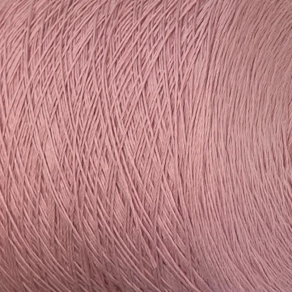 Бобінна пряжа Італія 100% бавовна пильно-рожевий відтінок Магазин пряжі Київ. Хорива 1 А Метраж 370м/100г