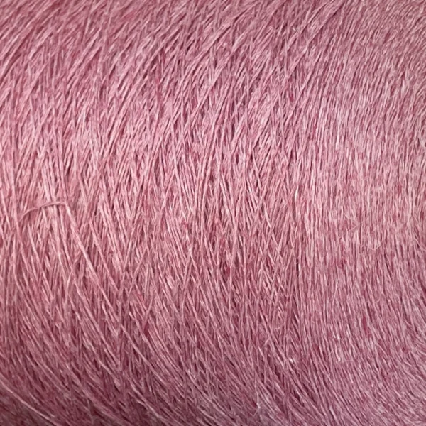 Пряжа 100% льон червоний кавун меланж Tintoria Filati Lino'650 650м/100г бобіна італійська 100% льон Італія