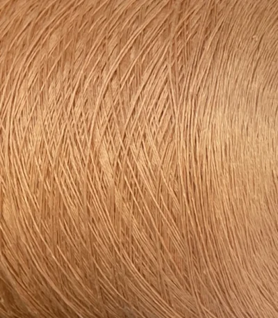 Пряжа 100% льон колір папайя/ абрикос Tintoria Filati Lino'650 650м/100г бобіна італійська 100% льон Італія