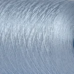 Пряжа шовк малбері Manifattura Sesia Angel 1222 небесно-блакитний бобінна пряжа Італія 3000м 100г"