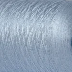 Пряжа шовк малбері Manifattura Sesia Angel 1222 небесно-блакитний бобінна пряжа Італія 3000м 100г"
