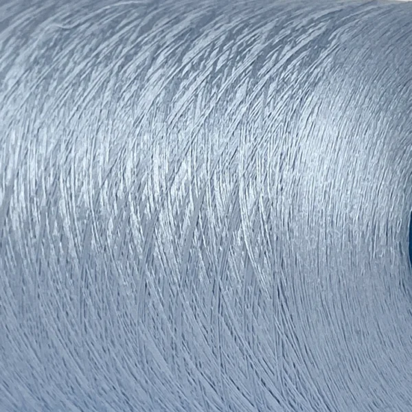 Пряжа шовк малбері Manifattura Sesia Angel 1222 небесно-блакитний бобінна пряжа Італія 3000м 100г"