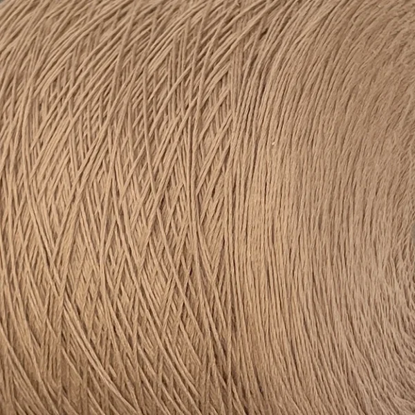 Пряжа 100% бавовна тколір тютюн від Zegna Baruffa (Італія) бобінна пряжа Київ. Метраж 370м/100г