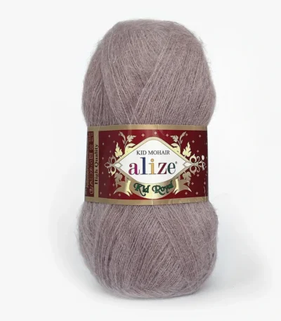 Alize Kid Royal 541 мокко з розовинкою, норка кідмохер 62% купить в Магазині пряжі на Подолі Київ, Хорива 1 А