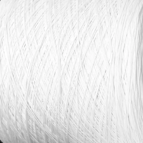 Biella Yarn Cotone білий — бобінна бавовна 610м/100г
