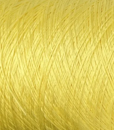 Пряжа лимонна бавовна Biella Yarn Cotone Maco — бобіна 540м/100г