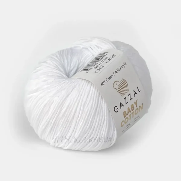 Gazzal Baby Cotton XL 3432 білий