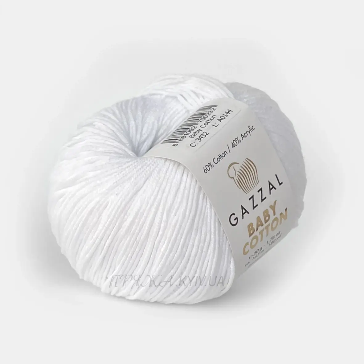 Gazzal_baby_cotton_XL_3432 Gazzal Baby Cotton XL 3432 білий - Зображення 1