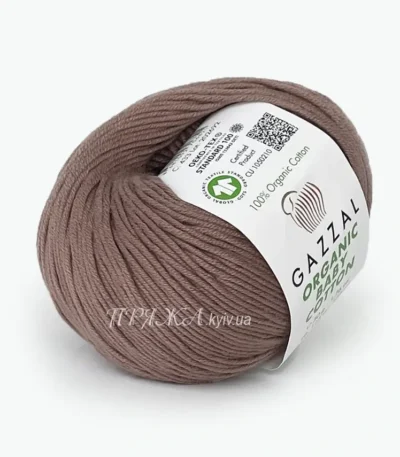 Gazzal Organic Baby Cotton 36541 Зелена олива — органічна бавовна купити Київ