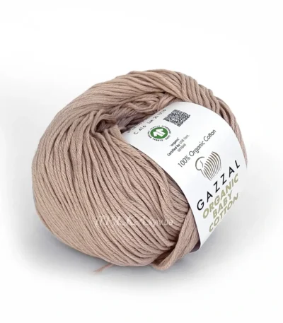 Gazzal Organic Baby Cotton 427 зелений — органічна бавовна купити Київ