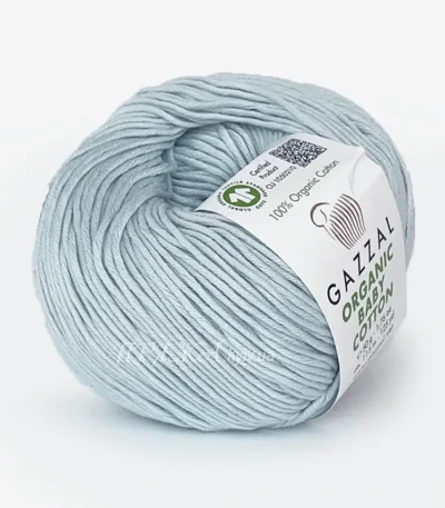 Gazzal Organic Baby Cotton 427 зелений — органічна бавовна купити Київ