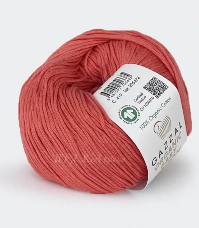 Gazzal Organic Baby Cotton 427 зелений — органічна бавовна купити Київ