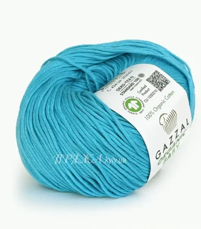 Gazzal Organic Baby Cotton 427 зелений — органічна бавовна купити Київ