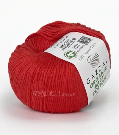 Gazzal Organic Baby Cotton 36541 Зелена олива — органічна бавовна купити Київ