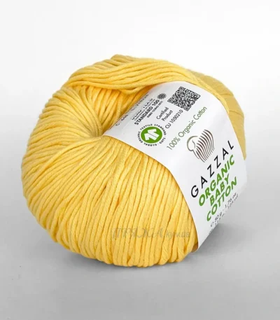 Gazzal Organic Baby Cotton 36541 Зелена олива — органічна бавовна купити Київ