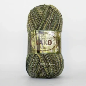 Nako Boho 7678 бежево-коричневий — шкарпеткова пряжа купити Київ