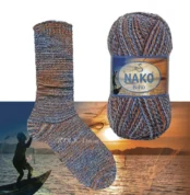 Носочна пряжа Nako Boho  купити в магазині пряжі в Києві за адресою м Київ Хорива 1 А (на Подолі)