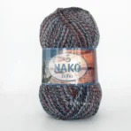Nako Boho 87719 зелений муліне — шкарпеткова пряжа купити Київ