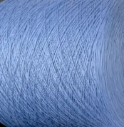 Пряжа блакитна бавовна Biella Yarn Pima — бобіна 760м/100г