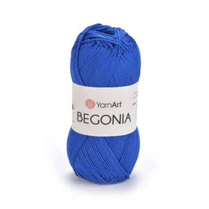 Yarnart Begonia 4915 синій колір: Склад: 100% мерсеризована бавовна Колір: 003 білий Вага мотка: 50 г Довжина: 169 м