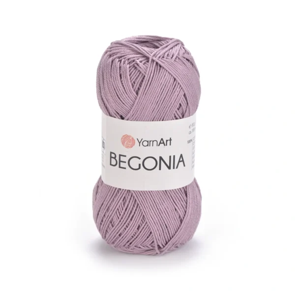 Yarnart Begonia 4931 ліловий - це пряжа 100% мерсеризована бавовна Вага мотка: 50 г Довжина: 169 м. Купити м Київ, Хорива 1 А