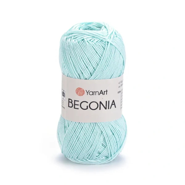Пряжа Yarnart Begonia 4939 ментол - це 100% мерсеризована бавовна 50 г /169 м. Купити м Київ, Хорива 1 А