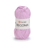 Пряжа Yarnart Begonia 5049 рожевий - це 100% мерсеризована бавовна 50 г /169 м. Купити м Київ, Хорива 1 А