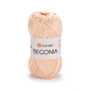 Пряжа Yarnart Begonia 5303 ніжний персик - це 100% мерсеризована бавовна 50 г /169 м. Купити м Київ, Хорива 1 А