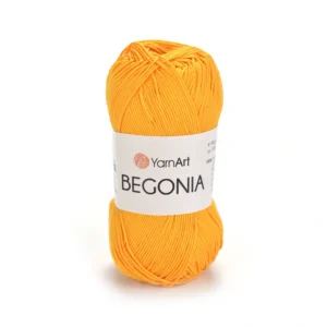 Пряжа Yarnart Begonia 5307 жовтий - це 100% мерсеризована бавовна 50 г /169 м. Купити м Київ, Хорива 1 А