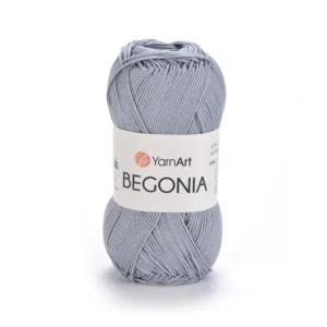 Пряжа Yarnart Begonia 5326 сірий - це 100% мерсеризована бавовна 50 г /169 м. Купити м Київ, Хорива 1 А