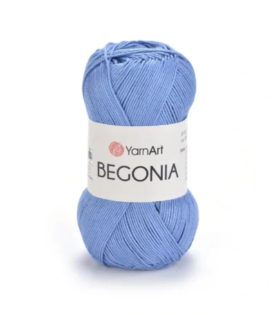 Пряжа Yarnart Begonia 5351 блакитний - це 100% мерсеризована бавовна 50 г /169 м. Купити м Київ, Хорива 1 А